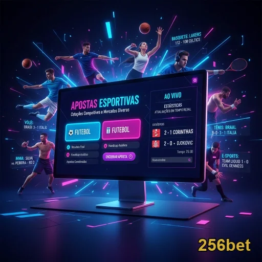 Ilustração de Descubra ofertas VIP e bônus no 256bet para jogos online